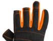 Work gloves with magnet, fingerless, size 10"