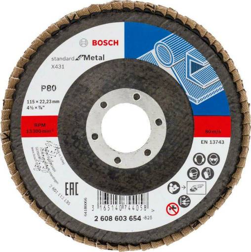 Lihvketas metallile Standard 115x22mm,80