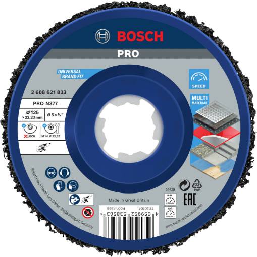 X-LOCK Puhastusketas N377 Metal, Ø125mm
