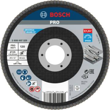 Lihvpaberi ketas top D=125 mm,K 120,1 tk.
