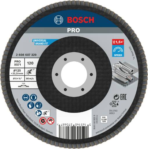 Lihvpaberi ketas top D=125 mm,K 120,1 tk.