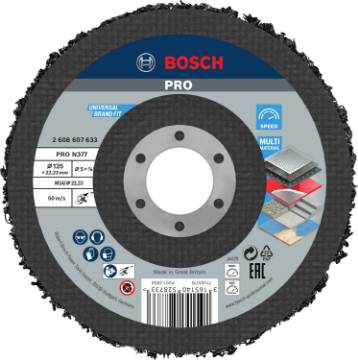 Puhastusketas metallile 125mm