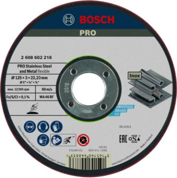 Lihvketas 125x3.0x22.23 mm