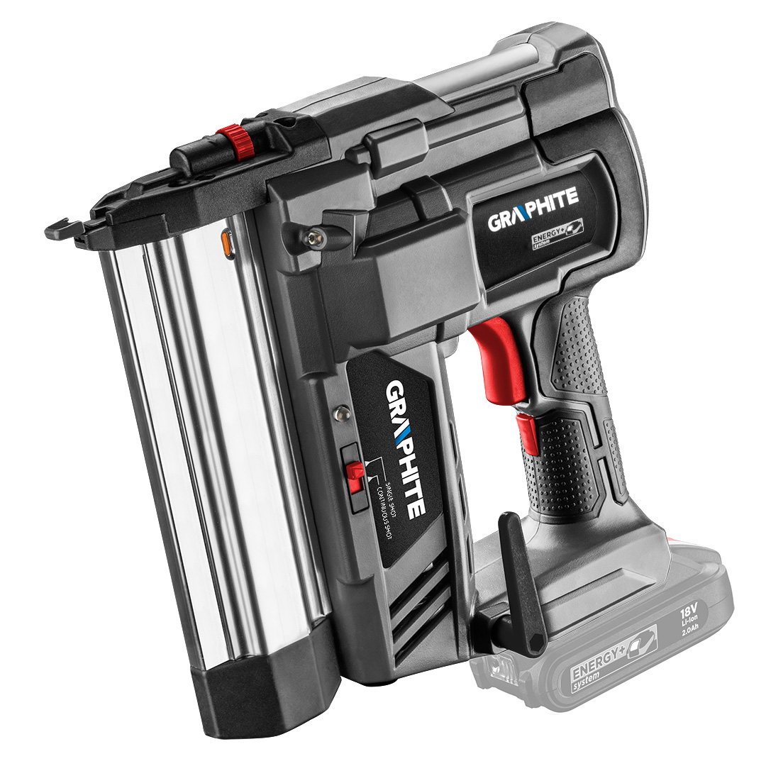 Cordless nailer and staple gun Energy+ 18V, Li-Ion, without battery