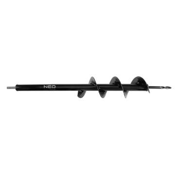 Soil auger 3/8 HEX (0.95 cm), 80 x 600 mm, for screwdriver