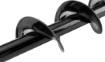 Soil auger 3/8 HEX (0.95 cm), 80 x 600 mm, for screwdriver