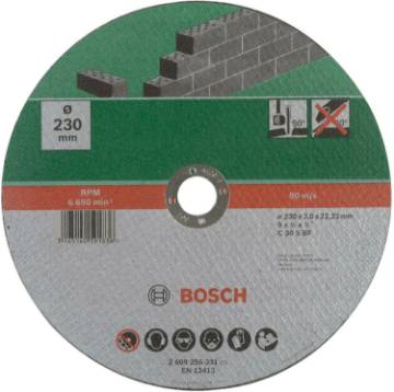 Lõikeketas, kivi Straight, D= 230 mm