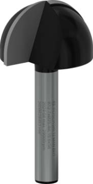 Õõnesfrees 6mm R1 12,7 mm, D 25,4 mm