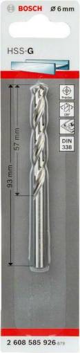HSS-G metallipuur 6,0mm, 1 tk.