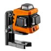 Laserlood punane 3x360, 15m, laetav Li-Ion aku,USB reguleeritava kõrgusega magnetkinnitus, vutlaris