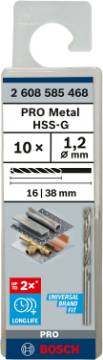 HSS-G metallipuur 1,2mm 10 tk.