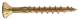 Countersunk head wood screw 3,5x40, YZN (25/pc)