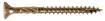 Countersunk head wood screw 6,0x280, TX YZN