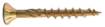 Countersunk head wood screw 4,0x35, YZN (25/pc)