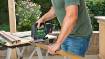AdvancedSaw 18V-140 cordless jigsaw in case (1x 2.0Ah battery + charger)