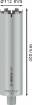 Teemantpuur, kuiv 112x400mm,1 1/4" UNC