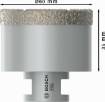 Teemantaugusaag 60 mm DrySpeed Best for Ceramic