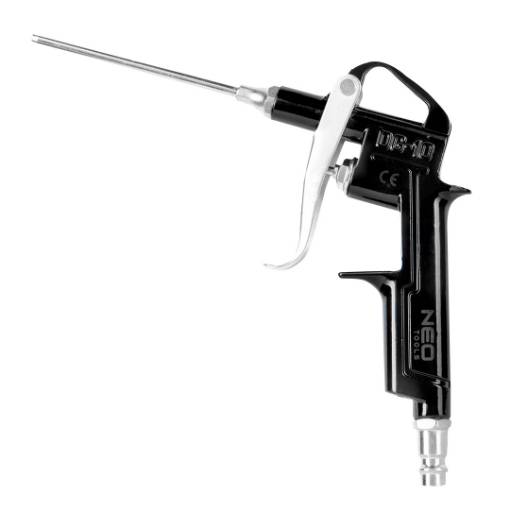 Blowing gun, long nozzle