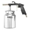 Sandblasting gun with 1 L tank