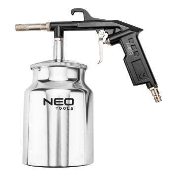 Sandblasting gun with 1 L tank