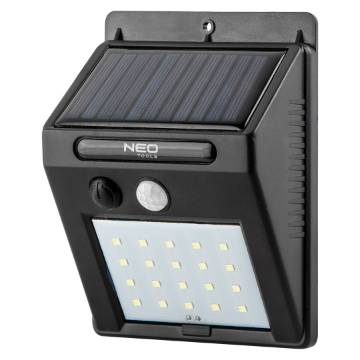 Solar wall lamp 20 SMD LED, 250 lm, rechargeable