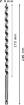 Spiraalpuidupuur 8,0x235,0 mm,1 tk.