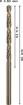 HSS-Co metallipuur 4,8mm, 10 tk.