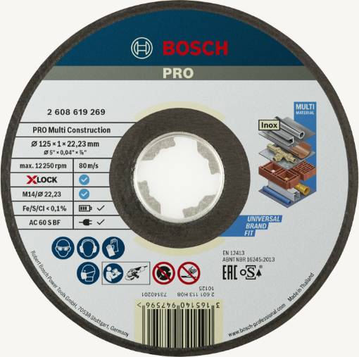 X-LOCK Multi Construction 125 × 1 × 22,23 mm