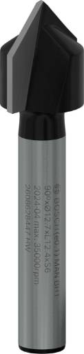 V-soonefrees 6mm D1 12,7 mm, L 12,7 mm,90°