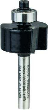 Valtsfrees 6mm D1 25,4 mm, L 12,4 mm
