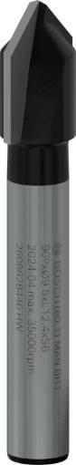 V-soonefrees 6mm D1 9,5 mm, L 12,35 mm,90°