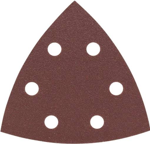 Sanding sheet set Delta velcro 93 mm 6 holes grit 120 - 25 pieces