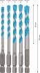 Universaalpuuride MultiConstruction HEX-9 komplekt 5-osaline, 4/5/6/6/8mm