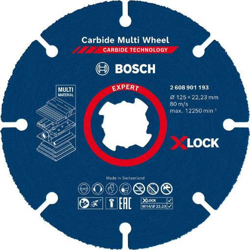 X-LOCK Carbide MultiWheel 125 x 1  mm