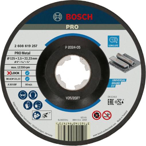 X-LOCK Expert for Metal 125 × 2,5 × 22,23 mm