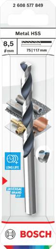BOSCH metallipuur 8,5 x 75 x 117 mm , 1 tk.