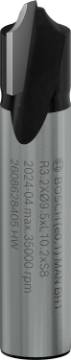 Mitmeprofilfrees HM R=3,2mm, l=11mm,kinn.8mm