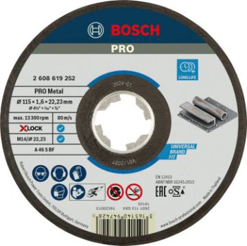 X-LOCK Expert for Metal 115 × 1,6 × 22,23 mm