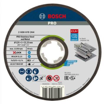 X-LOCK Expert Inox  Metal 125 × 1 × 22,23 mm