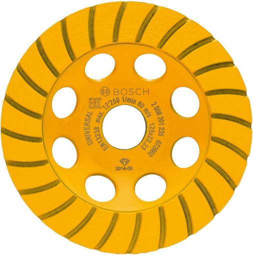 Teemantlihvketas, Stand. 125x22.23mm,Univ.Turbo
