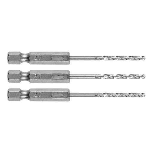 Metal drill Hex 2.0 mm, 3 pcs