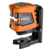 Laserlood punane H+V 15m, ± 0,3 mm/m, 3xAA reguleeritava kõrgusega magnetkinnitus, vutlaris