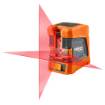 Laserlood punane H+V 15m, ± 0,3 mm/m, 3xAA reguleeritava kõrgusega magnetkinnitus, vutlaris