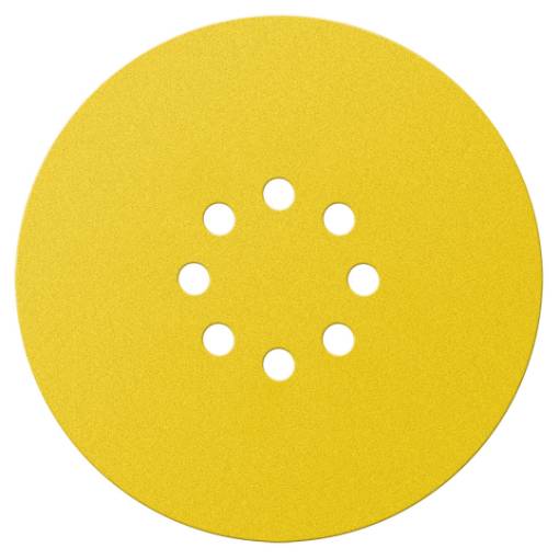 Velcro sanding discs  225 mm, K120, 5 pcs - 8 holes