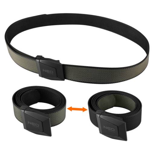 Trouser belt, reversible, length 130 cm