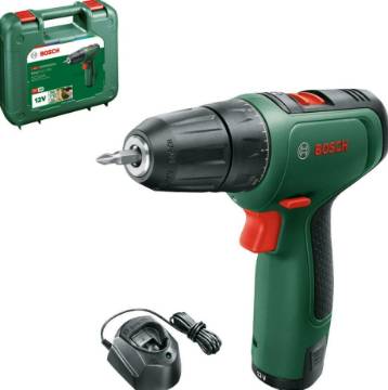 EasyDrill 1200 two-speed cordless drill in case (1x 1.5Ah battery + charger)