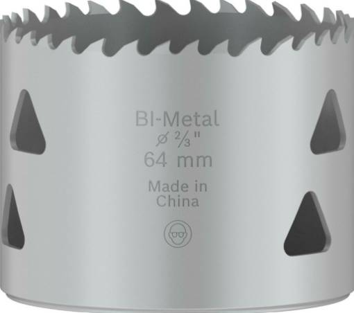 PRO Multi Material hole saw with thread 64 mm