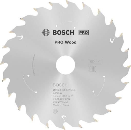Standard for Wood 136x20x1.5/1.0x24T