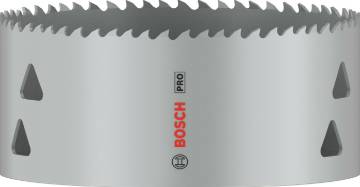 PRO Multi Material hole saw with thread 114 mm