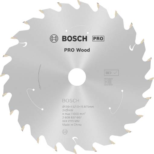 Standard for Wood 136x15.875x1.5/1.0x24T